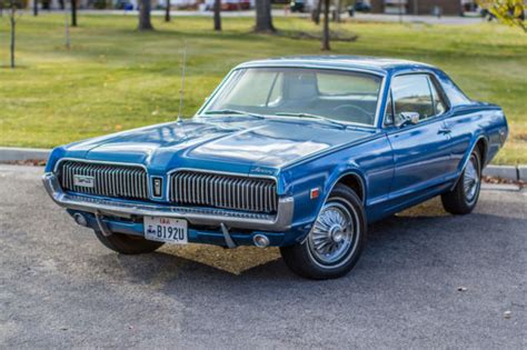 1967 Mercury Cougar Hard Top Coupe Nordic Blue No Reserve For Sale In