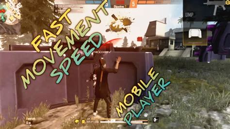 pro movement speed with pro headshots mobile player youtube