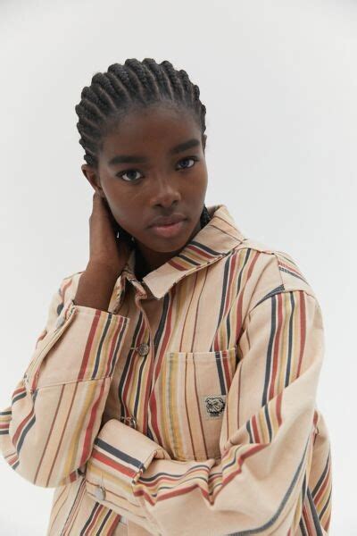 Bdg Lucia Striped Chore Jacket Shopstyle