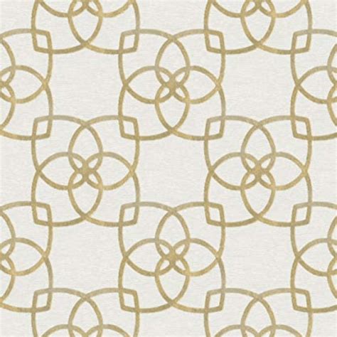 Muriva Precious Silk Marrakech Gold And Champagne Foil Geometric