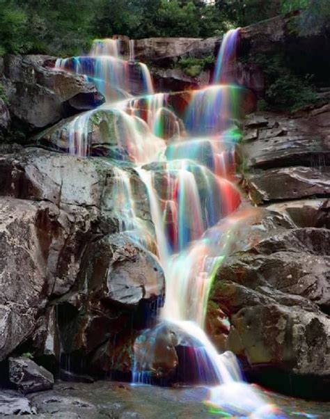 Rainbows In Ramsey Cascades Great Smokey Mountain National Park