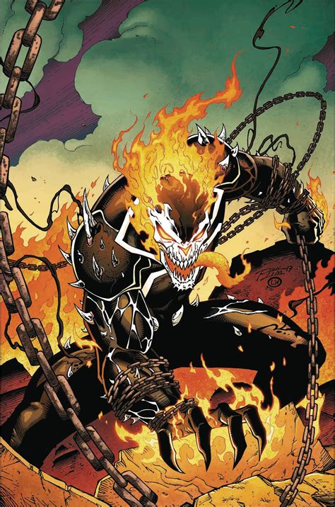 Edge Of Venomverse 3 2017 Variant Cover By Ron Lim Ghost Rider