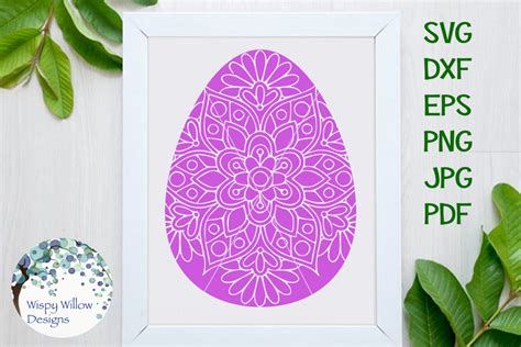 Easter Egg Mandala SVG (190191) | SVGs | Design Bundles
