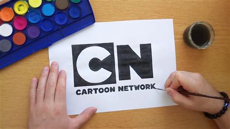 How To Draw The Cartoon Network Logo Drawing Famous Logos Youtube