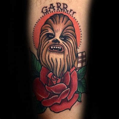 30 Chewbacca Tattoo Designs For Men Star Wars Ink Ideas