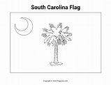 Free printable South Carolina flag coloring page. Download it at https ...