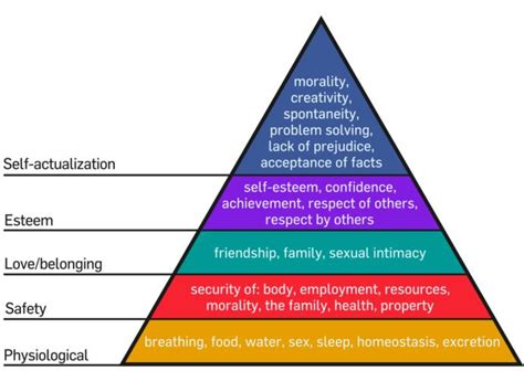 Maslows Hierarchy Of Needs Indicates That Sex Is Just As Fundamental A