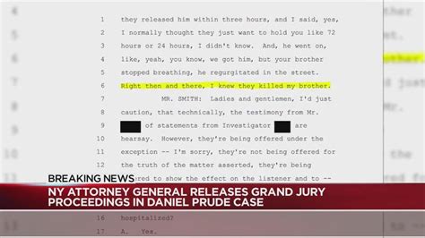 Transcripts Grand Jury Voted 15 5 To Clear Officers Involved In Daniel Prude Case