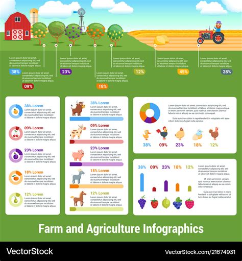 Agriculture And Farming Infographics Royalty Free Vector