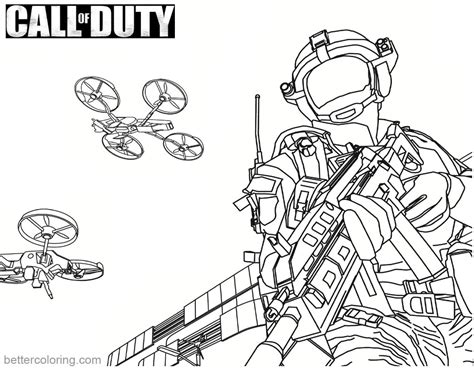 Call Of Duty Coloring Coloring Pages