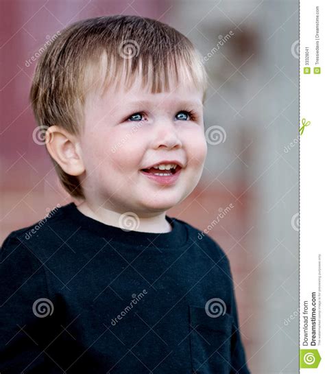 Smiling Little Boy Stock Image Image Of Young Shirt 33328041