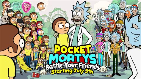 Image Pocket Mortys Multiplayer Announcementjpeg Rick And Morty