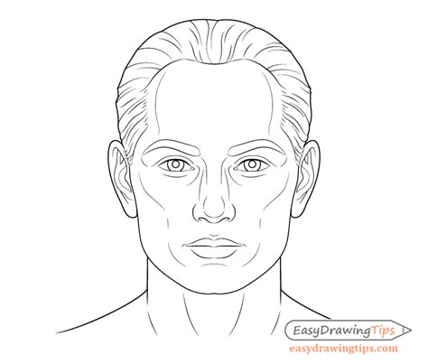 How To Draw A Male Face Step By Step Tutorial Easydrawingtips Male