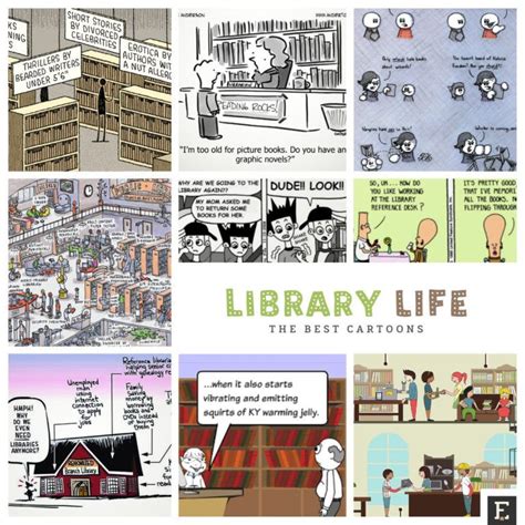 25 Library Cartoons Comic Strips And Pictures Librarian Humor