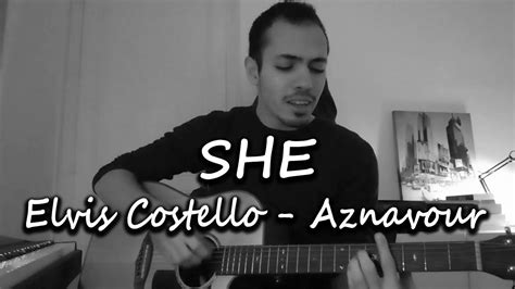she elvis costello guitar cover youtube