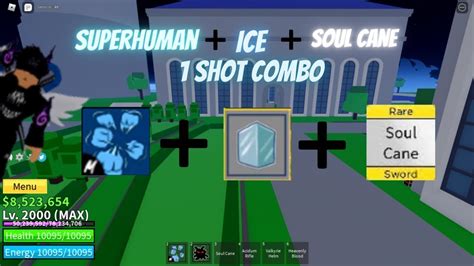 Combo One Shot Soul Cane Ice E Superhuman Youtube