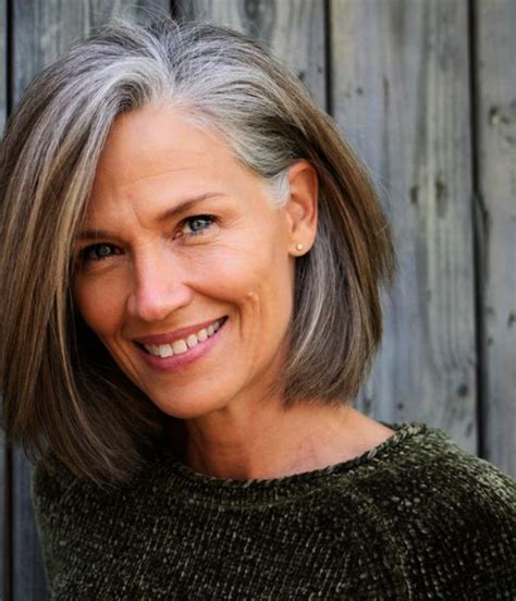 70 Anti Aging Short Hairstyles For Older Women Long Gray Hair