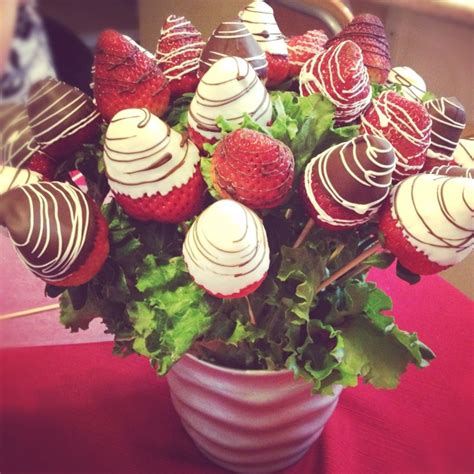Mothers Day Chocolate Covered Strawberries Bouquet Food Pinterest