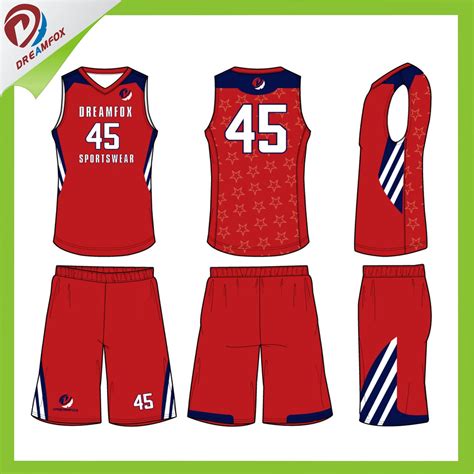 China 100 Polyester Quality Custom Best Basketball Jersey Design With
