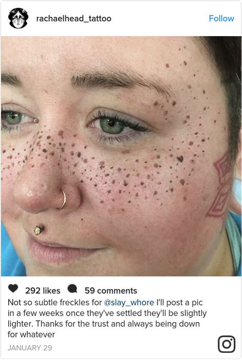 People Are Tattooing Freckles On Their Faces And They Look