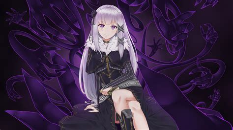 110 4k Emilia Rezero 壁纸 背景