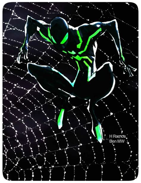 Spider Man Green Suit By Bencomics On Deviantart