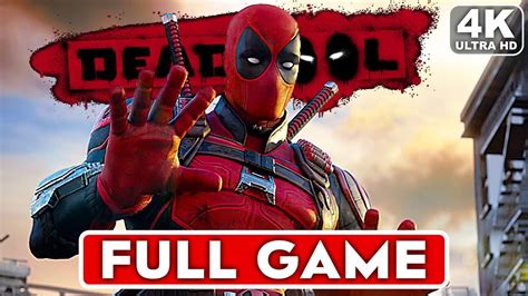 Deadpool Gameplay Walkthrough Part 1 Full Game 4k 60fps Pc Ultra