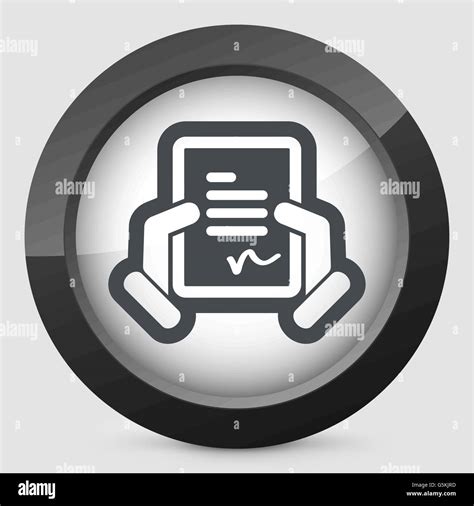 Document Signature Icon Stock Vector Image And Art Alamy