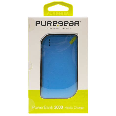 New Puregear Powerbank 3000 Portable Mobile Charger Blue Property Room