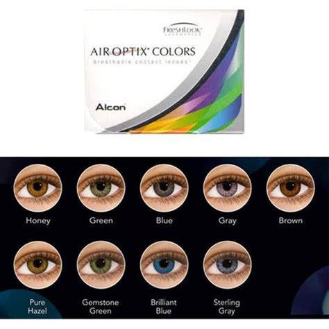 Air Optix Colors Cosmetic Monthly Disposable Contact Lenses 2 Pcs