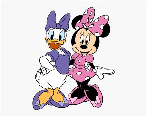 Cartoon Minnie Mouse And Daisy Hd Png Download Transparent Png Image