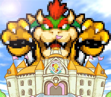 Request Giant Bowser Attack Peachs Castle By Kingasylus91 On Deviantart