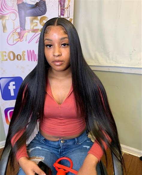 𝐵𝒜𝐵𝒴𝒵𝒜𝒟𝒟𝒴🪐 🤎 In 2021 Natural Hair Styles Easy Sew In Hairstyles Sew In Straight Hair