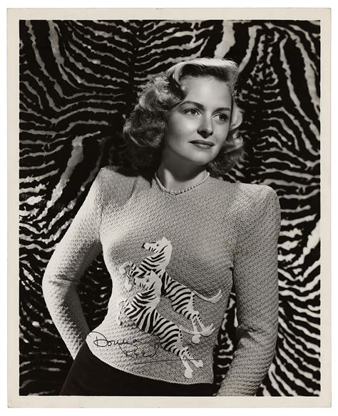 Donna Reed Signed Photograph Rr Auction