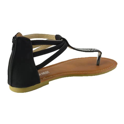 Padded sole sandals and leather monk strap flatform sandals are perfect for everyday wear. Women's Rhinestone T-Strap Thong Ankle Strap Back Zip ...