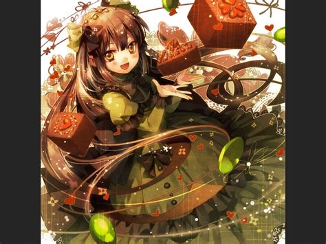 Chocolate Sweets Anime Girl Kawaii Anime Girl Anime Girls Image