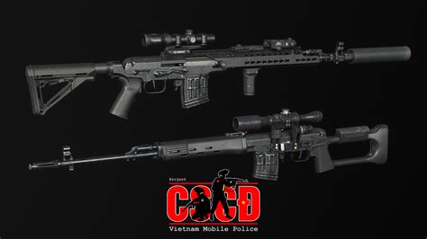 Artstation Svd Dragunov Tiger Sniper Rifle Tactical Kits