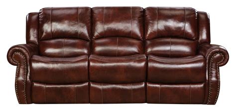 Corinthian Alexander 99901 30 Alexander Leather Reclining Sofa Great