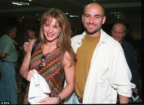 Ex Husband Andre Agassi With Brooke Shields Super Wags