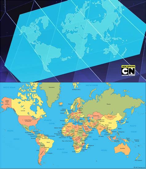 Spoilers World Map From It Couldve Been Great Compared To The Real