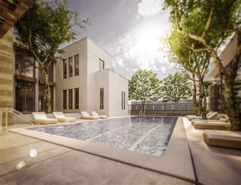 Pool Area Nakhle Robert Cgarchitect Architectural Visualization