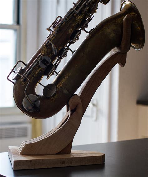 Wooden Curved Soprano Sax Stand Etsy