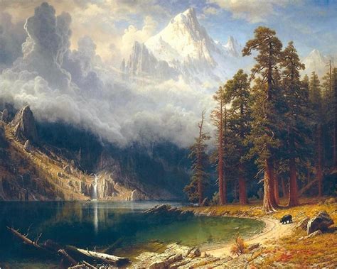 Pin By Vi On Parlour Paintings Landscape Paintings Albert Bierstadt
