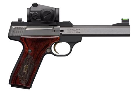 Browning Buck Mark 22 Lr Pistol With Rosewood Grips And Vortex