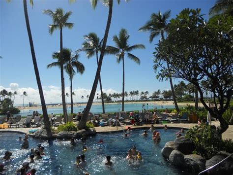 Pool And Man Made Lagoon Area Picture Of Hilton Hawaiian Village