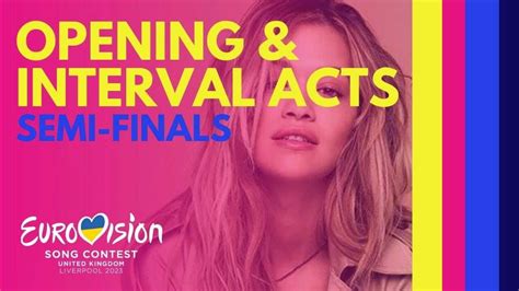 Opening And Interval Acts Semi Finals Eurovision Youtube