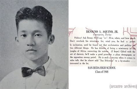 *benigno aquino, sr., cabinet member, senator, and speaker of the philippine national assembly (1894 1947) *benigno aquino, jr., popular oppositionist senator. 20 Rare Yearbook Photos of Influential Filipino ...