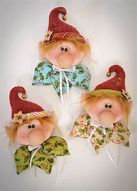 Image 0 Christmas Elf Doll Felt Christmas Ornaments Christmas Ornaments