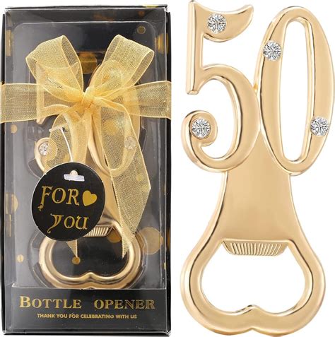 Buy Wenfome Set Of 18 Bottle Opener For 50th Birthday Party Favors 50th