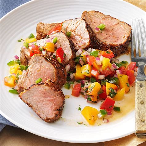 Here you will find a variety of recipes using simple everyday ingredients and creating wonderful, delicious and comforting meals, including some. Caribbean-Spiced Pork Tenderloin with Peach Salsa Recipe ...